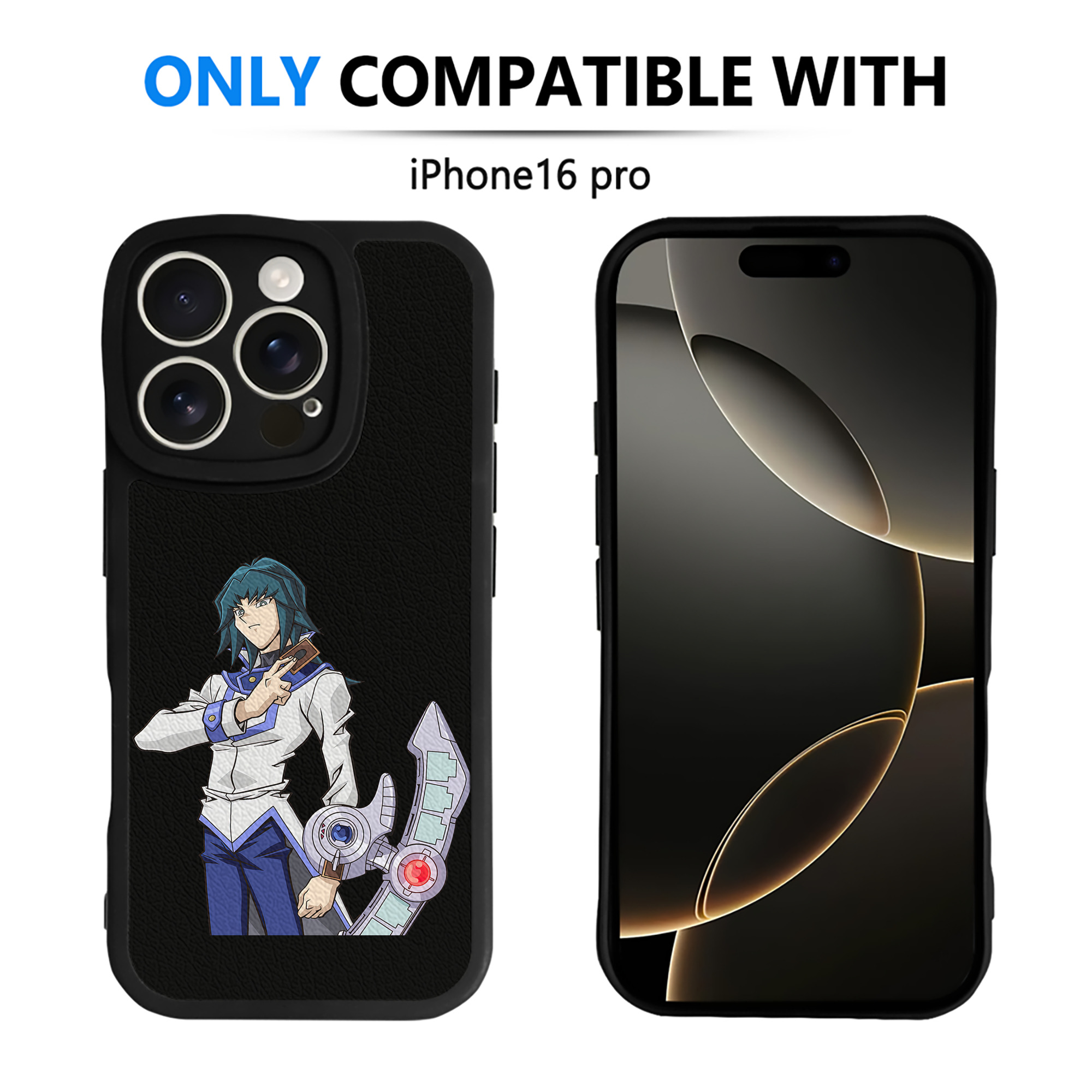 遊☆戯☆王 Yu-Gi-Oh! 【iPhone 16シリーズ対応】シリコンスマホケース（レザー調） 材質：シリコン